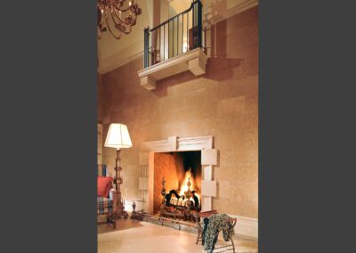 Classical Mountain Home Fireplace