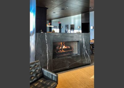Greenpoint Amenity Lounge - Moberg Fireplaces, Inc.
